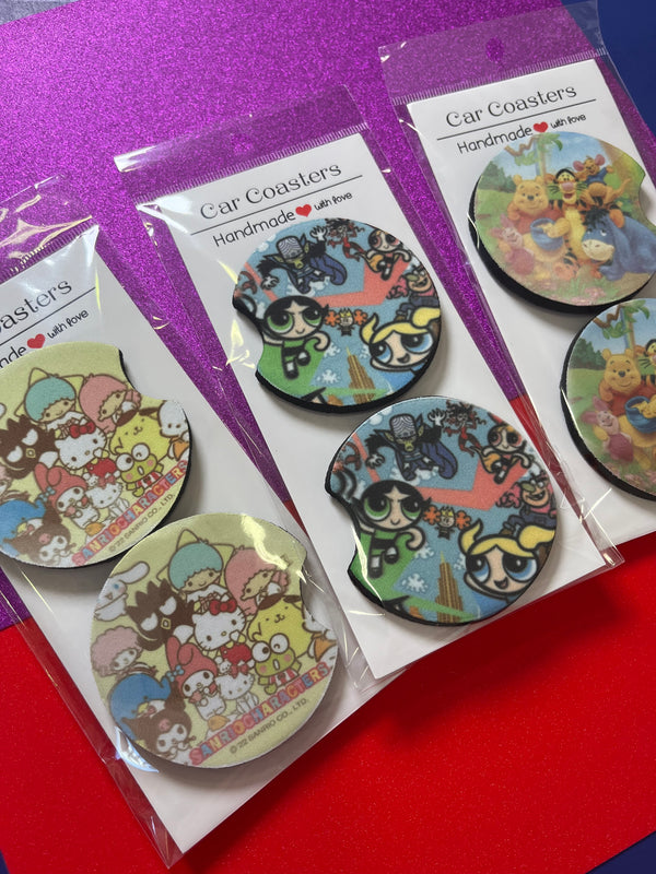 CUSTOM Cup Car Coasters